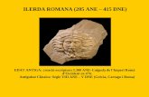 ILERDA ROMANA (205 ANE - 713) - udl.cat · La planta de la vil·la del segle IV ocupava una superfície de gairebé 3.000 m2, i comptava amb paviments decorats amb mosaic, ús del