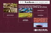 Índice - laboaragon.com³n para Enologia 2015.pdf · pH El pH del vino es quizá el parámetro analítico más importante debido a la implicación que tiene en las características