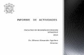 FACULTAD DE BIOANÁLISIS REGION VERACRUZ 2014 Dr. Alfonso ...colaboracion.uv.mx/rept/files/2015/01/014/INFORMES-VER/03-Facultad-de... · I II III IV Química Avanzada Biología Molecular