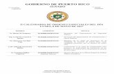 II CALENDARIO DE ÓRDENES ESPECIALES DEL DÍA LUNES, 8 DE ... 8 de mayo de 2017 segundo.pdf · conocida como “Código Penal de Puerto Rico”, a los fines de restituir ciertas disposiciones