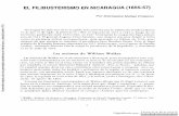 EL FILIBUSTERISMO EN NICARAGUA (1855-57) Predestinado BCN p1.pdf · EL FILIBUSTERISMO EN NICARAGUA (1855-57) PorDiómedesNúñezPalanca Nicaragua hasido tres veces ocupada militarmente