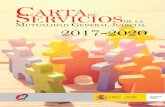 Carta de servicios - mugeju.es · CARTA DE SERVICIOS DE LA MUTUALIDAD GENERAL JUDICIAL, 2017-2020 2 DATOS IDENTIFICATIVOS Y FINES DE LA MUTUALIDAD GENERAL JUDICIAL La Ley de Bases