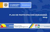 PLAN DE PARTICIPACION CIUDADANA 2019 - satena.com plan de participacion... · El plan de participación dispuesto por SATENA para la ciudadanía y sus Clientes ha sido planteado de