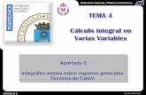 TEMA 4 Cálculo integral en Varias Variables - INICIOproyectomentor-upm.wdfiles.com/local--files/apuntes-1/T4_A3_regiones... · CALCULO II Carlos Paredes INTEGRAL DOBLE Integral definida