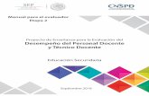 Proyecto de Enseñanza para la Evaluación del Desempeño del ...file-system.cnspd.mx/2018-2019/.../manuales/Manual_Docentes_Secundaria.pdf · Proyecto de Enseñanza del Docente y