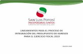 Presentación de PowerPoint - slpfinanzas.gob.mx · Lineamientos para la integración del Presupuesto de Egresos 2019 •Son una herramienta para dar orden a la previsión del gasto