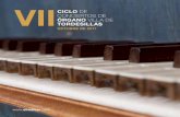 Vii CiClO conciertos de óRganO de Villa de TORDEsillas · En las matinés en el órgano de San Pedro se ha propuesto a los organistas poner la mirada en el tiempo de Carlos V ya