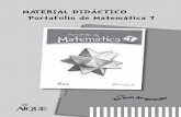MATERIAL DIDÁCTICO Portafolio de Matemática 7digital.aique.com.ar/segundo-ciclo/archivos/Guia_docente_Portafolio... · CTICo-Planifi caciones.-Evaluaciones.-Solucionario.-Recomendaciones