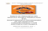 BANCO DE PREGUNTAS DEL MODULO TECNICO PRODUCTIVO … DE PREGUNTAS MODULO I - MECANICA... · banco de preguntas para el modulo i mantenimiento programado de los vehiculos convencionales
