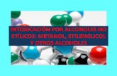 INTOXICACIÓN POR ALCOHOLES NO ETÍLICOS: METANOL ... · Effect of Fomepizole on the Pathophysiological Effects of Poisoning from Ethylene Glycol and Methanol. Brent J. N Engl J Med