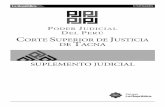 Corte Superior de Justicia de Tacna - s3.amazonaws.com Judicial... · 2 La República SUPLEMENTO JUDICIAL TACNA Viernes, 13 de enero del 2017 Corte Superior de Justicia de Tacna NOTA