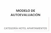 MODELO DE AUTOEVALUACIÓN - hotelcalagaldana.com · 4 32 2 1 26 21 22 Recepció Recepción. 36 Categoria A: lliure de barreres arquitectòniques, per a persones que són parcialment