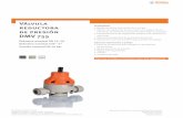 Válvula reductora de presión DMV 755 - stuebbe.com · Aplicaciones para las válvulas reductoras de presión Ejemplo 1: Presión secundaria - sistema que fluye de forma dinámica