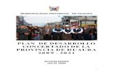 PLAN DE DESARROLLO CONCERTADO DE LA PROVINCIA DE HUAURA … · Plan de Desarrollo Concertado de la Provincia de Huaura 2009 - 2021 7 TABLA III-40. ORGANIZACIONES DE PESCADORES ARTESANALES