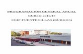 PROGRAMACIÓN GENERAL ANUAL CURSO 2016/17 CEIP …ceipfuentecillas.centros.educa.jcyl.es/sitio/upload/PGA_16-17_1.pdf · CEIP FUENTECILLAS 2 INTRODUCCIÓN: LA PGA pretende concretar