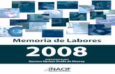 Memoria de - inacif.gob.gt · memoria a los honorables miembros del Consejo Directivo del Instituto Nacional de Ciencias Forenses de Guatemala –INACIF-, la cual constituye un documento