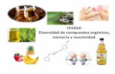 Unidad: Diversidad de compuestos orgánicos, isomería y ... VIRTUAL 2019/3m/quimica/Diversidad de... · molecular, pero más bajos que los alcoholes de igual masa, ya que no forman