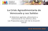 La Crisis Agroalimentaria de Venezuela y sus Salidasredagroalimentaria.org/archivos/contenidos/articulos/Atraem 11 2018.pdfLa Crisis Agroalimentaria de Venezuela y sus Salidas El deterioro