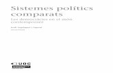 Teories i sistemes polítics, setembre 2014openaccess.uoc.edu/webapps/o2/bitstream/10609/78327/5/Teories i... · Sistemes polítics comparats Les democràcies en el món contemporani