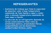 REFRIGERANTES - inac.uy · Los refrigerantes de la serie del metano y del etano se clasifican según su contenido de cloro en: ¾ CFC, R-11, R12, clorofluorcarbonos agotadores de