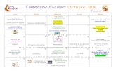 Calendario Escolar: Octubre 2016 - institutobinitzi.edu.mxinstitutobinitzi.edu.mx/wp-content/uploads/2016/10/Periodiquito-16_10... · Calendario Escolar: Octubre 2016 Primaria! Lunes
