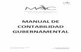 MANUAL DE CONTABILIDAD GUBERNAMENTAL€¦ · El Manual de Contabilidad Gubernamental, representa el fundamento esencial e instrumento normativo básico para el sistema, que contiene