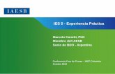 IES 5 - Experiencia Práctica file• Desarrollo Profesional Inicial (IPD) – Programas Educacionales • Competencias técnicas, habilidades, ética y actitudes – Experiencia Práctica