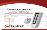 CERRADURAS - puntocontrol.com.ar · herrajes Z U L permiten la instalación en cualquier tipo de puerta o portón. Al no poseer partes móviles no tienen desgaste, tienen una fuerza