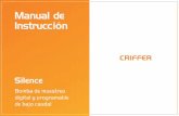 Manual de Instrucción - higielectronix.com Espanhol Silence.pdf · 1. Introducción Silence es una bomba de muestreo digital de bajo caudal programable desarrollada para evaluaciones