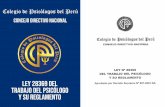 cpsp.pecpsp.pe/documentos/marco_legal/ley_28369_del_trabajo_del_psicologo_y... · Registro y habilitación por el Colegio de Psicólogos del Perú. Concordancia con otros dispositivos