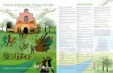 Fiestas Patronales Virgen del Val PROGRAMA · 13, 14 y 15 de septiembre de 2019 Fiestas Patronales Virgen del Val COLABORA: Concejalía de Participación, Ciudadanía y Distritos