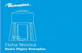 FICHA BIODIGESTOR AUTOLIMPIABLE TÉCNICA 24 /06/2013 … Rotoplas-con-ducha.pdf · • Biodigestor Autolimpiable Rotoplas de 600 litros. • Tuberías y conexiones hidráulicas Tuboplus.