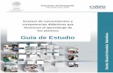 Guía de Estudio s - cca.org.mx · Para contribuir al logro de estos propósitos la Evaluación del Desempeño toma como punto de partida los documentos Perfil, parámetros e indicadores