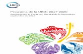 Programa de la UICN 2017-2020 - portals.iucn.org · del cambio climático en los ecosistemas y las especies vulnerables de todo el mundo, ayudando así a crear un mundo con bajas