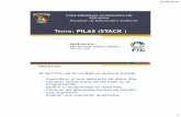 Tema: PILAS STACK - galvez.milibreta.com.mxgalvez.milibreta.com.mx/UAS/Estructura de Datos/4.- Pilas.pdf · Características de la Pila •La extracción e inserción de elementos