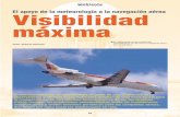 El apoyo de la meteorología a la navegación aérea ...hispagua.cedex.es/sites/default/files/hispagua_articulo/ambienta/n12/... · siones los pilotos y los mandos nece-sitan información