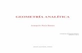 Geometría Analítica - editorialpatria.com.mx · Aprender geometría analítica permite entender aspectos de las curvas a través de las ecuaciones que las representan y, también,