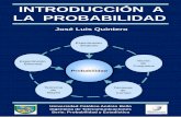 INTRODUCCIÓN A LA PROBABILIDAD - joseluisquintero.com 1.pdf · Asignatura: Probabilidades Caracas, Marzo 2014 Probabilidad Técnicas de Conteo Teorema de Bayes Teoría de Conjuntos