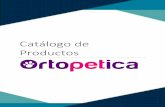 Catálogo de Productos - ortopetica.comortopetica.com/catalogo.pdf · 2 ¿Quiénes somos? Somos una empresa dedicada a la venta de material veterinario ortopédico de excelente calidad,
