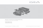 Bock Compressor HGX12P CO2 Instrucciones de montaje · Bomba de aceite Caja de bornes Valvula de corte de . aspiración. Parte del grupo motor. Parte del motor Hallará las medidas