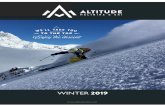 WINTER 2019 - altituderides.com · Tras el lanzamiento del Helibike en los Pirineos, Altitude da el salto al sector de los deportes de invierno con una oferta que se desmarca por