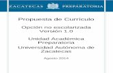 Propuesta de Currículo - uap.uaz.edu.mxuap.uaz.edu.mx/portal/system/files/avisos/docentes_archivos/Currículo... · 1.1 Antecedentes necesarios para el diseño curricular. Las condiciones