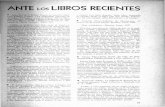 LOS IBROS RECIE TES · lengua nahuat, fue el "Arte", escrito por Fray Andrés de Olmos, en 1547, q.uien a su vez se guió por la primera ~ramática castellana de Nebrija, publicada