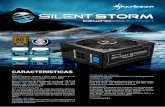 ds SilentStorm Icewind Black es 04 · Conectores PCI El modelo de 550 Watt está equipado con dos conectores PCIe 6+2 pines. Los modelos de 650 y 750 Watt están equipados con cuatro