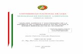UNIVERSIDAD NACIONAL DE LOJA - dspace.unl.edu.ec · El tema: "La Promesa de compraventa de Bienes Inmuebles en el Derecho Civil Ecuatoriano" está subdividido en cuatro capítulos.