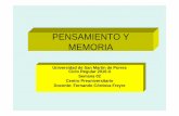 PENSAMIENTO Y MEMORIA - USMPcpu.usmp.edu.pe/intranetcpu/ppt02/2-Lima-Cordova-LPF-Pensamiento.pdf · PENSAMIENTO Y MEMORIA Universidad de San Martín de Porres Ciclo Regular 2010-II