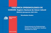 VIGILANCIA EPIDEMIOLOGICA DE CANCER: Registro Nacional de ...fnh.cl/wp-content/uploads/2017/06/resultados-renci-2007-2011-finales-depto... · Registro Poblacional de Cáncer Infantil