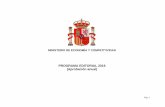 PROGRAMA EDITORIAL 2016 (Aprobación anual) · PROGRAMA EDITORIAL 2016 (Aprobación anual) Pág. 1. CUADRO RESUMEN DEL PROGRAMA EDITORIAL DEL MINISTERIO DE ECONOMÍA Y COMPETITIVIDAD