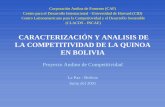CARACTERIZACIÓN Y ANALISIS DE LA COMPETITIVIDAD DE LA ... Andinos/Quinua... · Evolución de la Produción Quinua en Bolivia (En Toneladas Métricas) - 10.000 20.000 30.000 1970