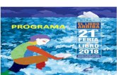 21ª Feria Internacional file2 21ª Feria Internacional del Libro Santo Domingo 2018 Del 19 al 30 de abril Plaza de la Cultura Juan Pablo Duarte PROGRAMA ¡El libro arriba!